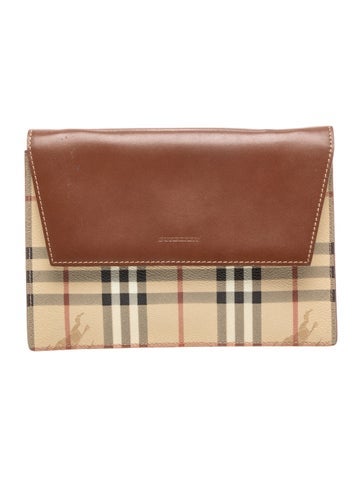 Haymarket Check Clutch