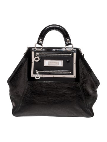 Leather Top Handle Bag