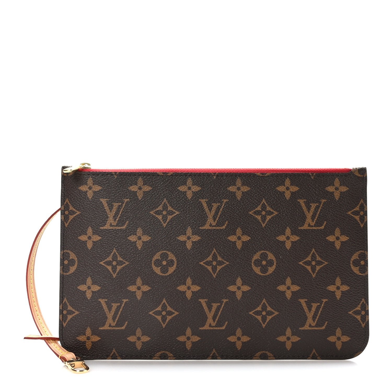 Louis Vuitton Monogram Neverfull MM GM Pochette Cherry