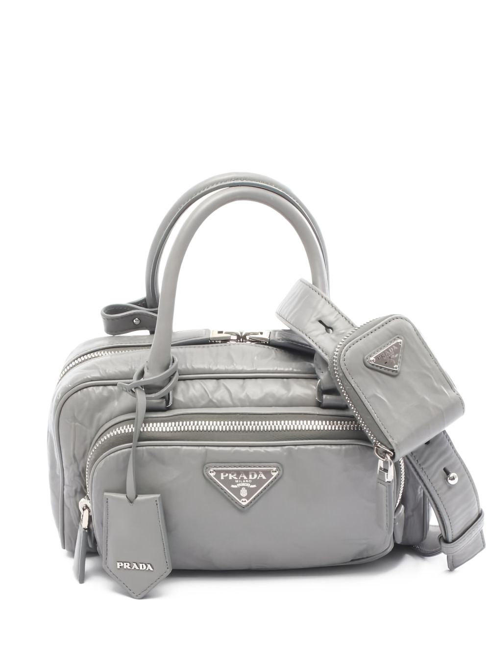 Prada 2000s leather tote bag