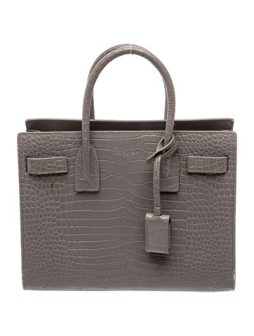 Embossed Leather Sac De Jour Baby