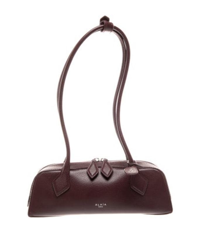 Alaia Leather Le Teckel Shoulder Bag