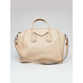 Givenchy Givenchy Beige Sugar Goatskin Leather Medium Antigona Bag