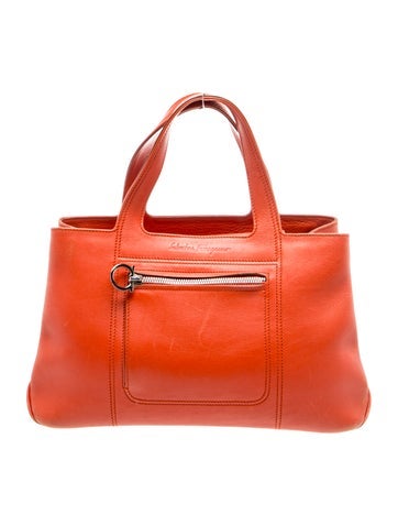 Leather Top Handle Bag