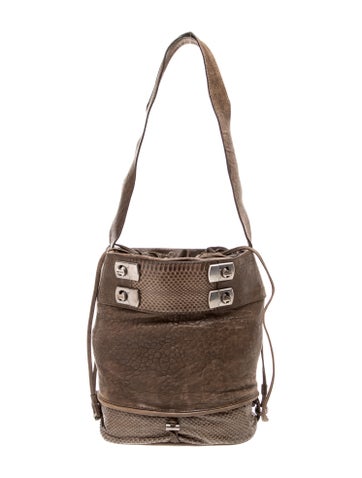 Leather Bucket Bag