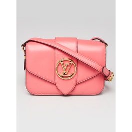 Louis Vuitton Louis Vuitton Dahlia Leather LV Pont 9 Shoulder Bag