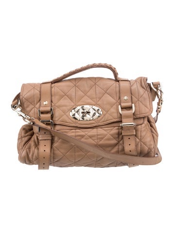 Mulberry Leather Top Handle Bag