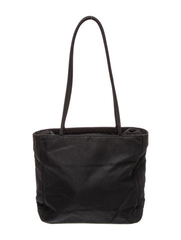 Tessuto Nylon Top Handle Bag