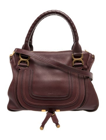 Leather Marcie Shoulder Bag Medium
