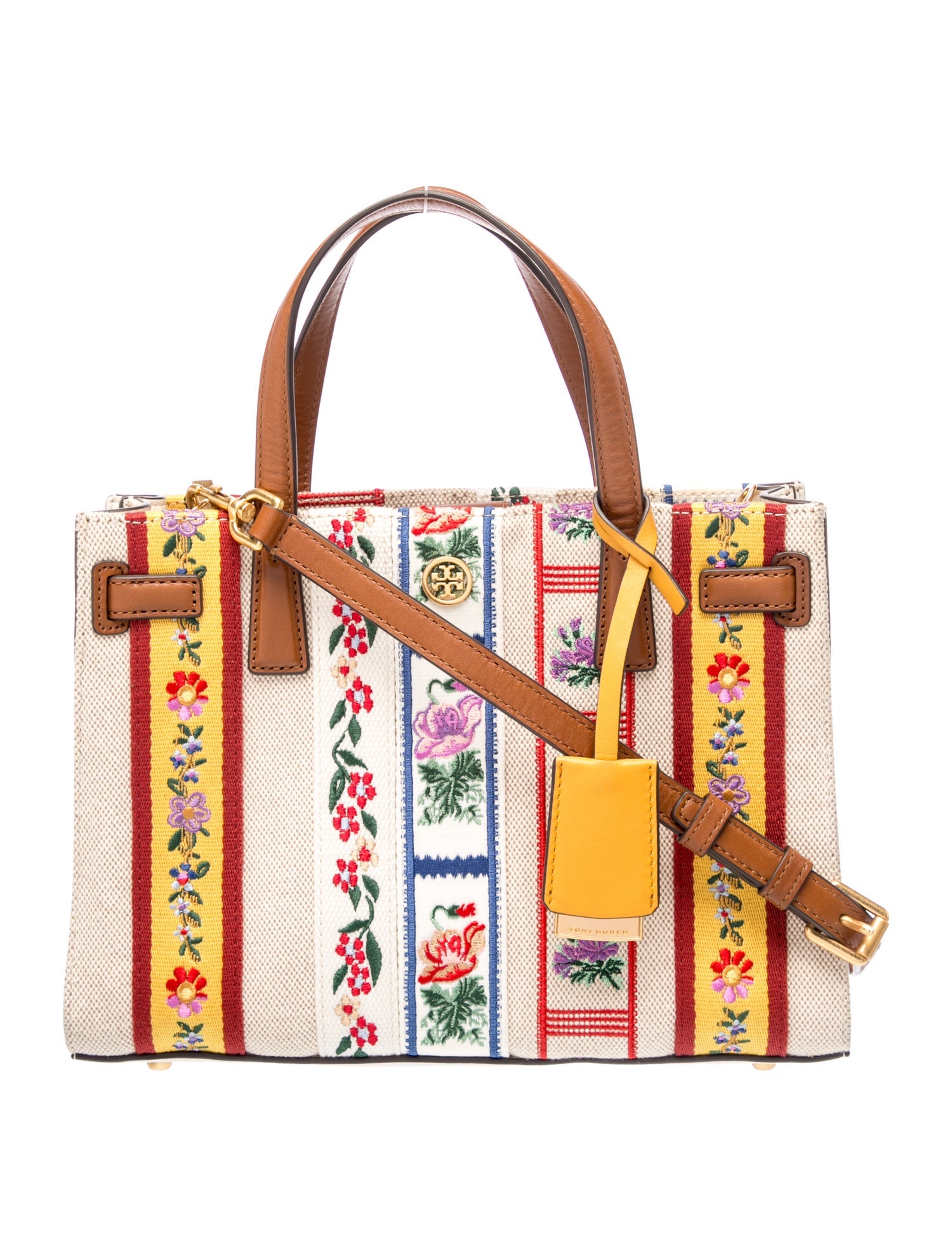 Tory Burch Canvas Top Handle Bag