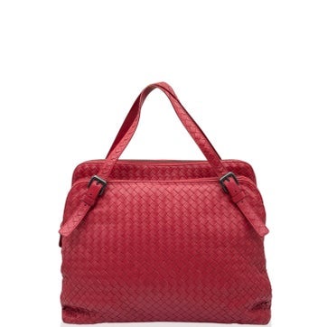 Calfskin Double Compartment Shoulder Bag