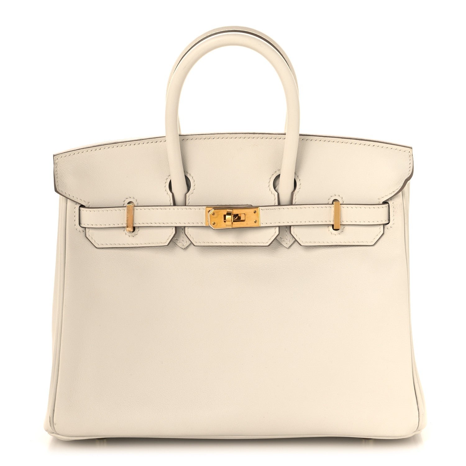 Hermes Hermes Swift Birkin 25 Gris Pale