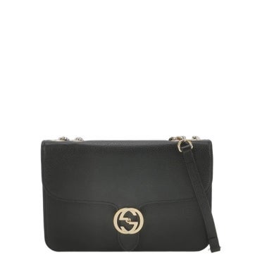 Calfskin Interlocking G Shoulder Medium