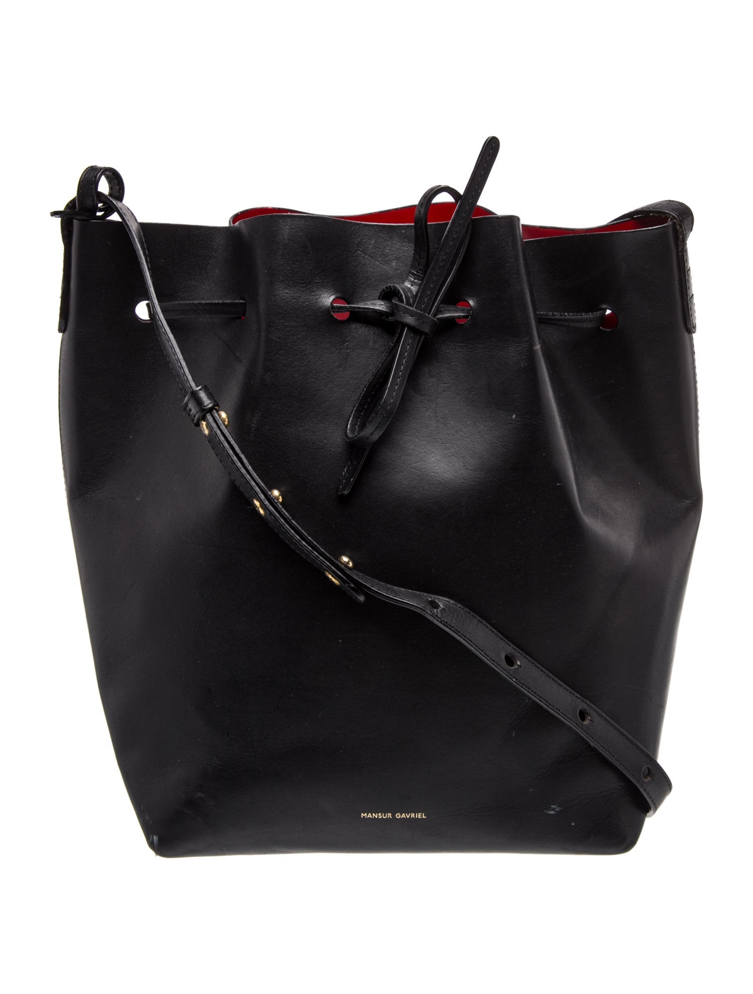 Leather Bucket Bag