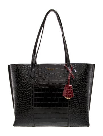 Tory Burch Embossed Leather Tote w/ Tags