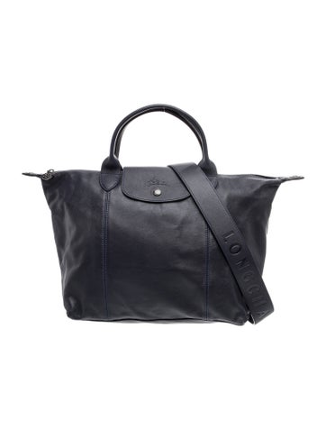 Leather Top Handle Bag