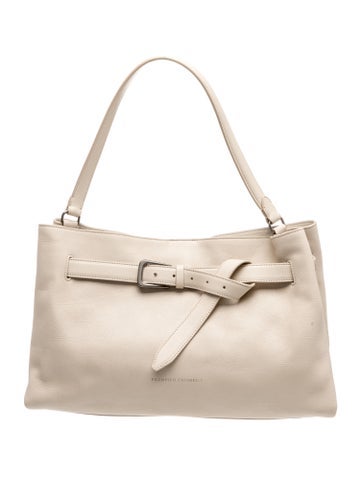 Brunello Cucinelli Leather Shoulder Bag w/ Tags