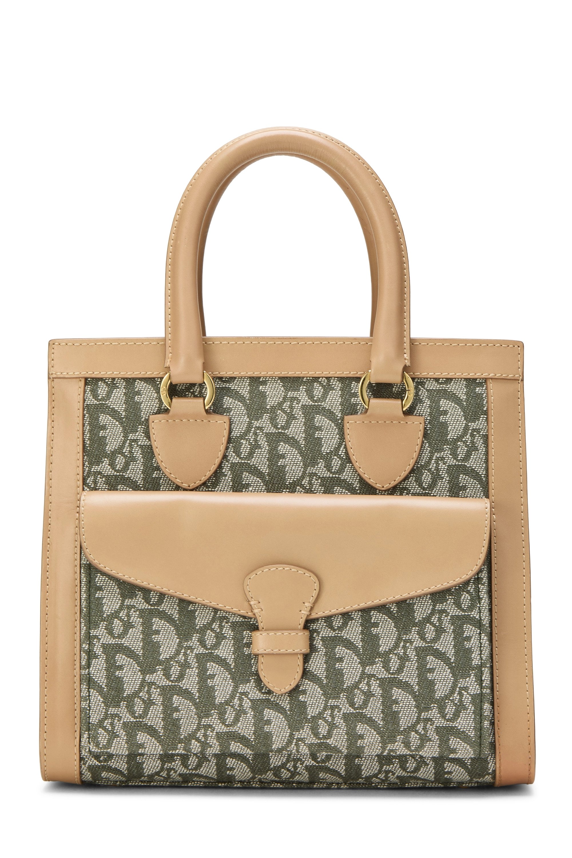 Green Trotter Canvas Front Pocket Tote