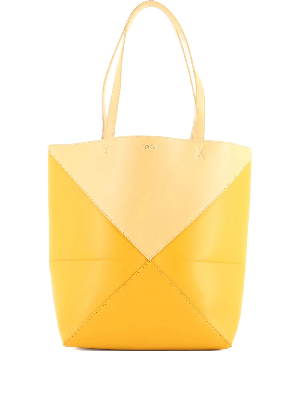 Puzzle Fold Leather Medium tote bag