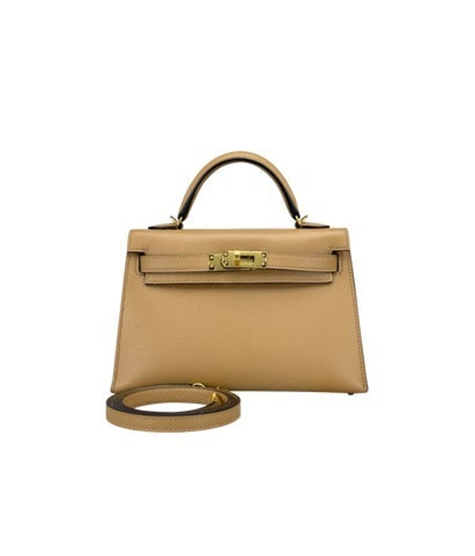 Hermes Epsom Leather Mini Kelly 20 W Tags