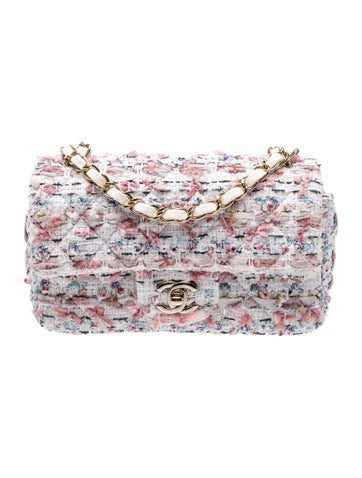 Small Tweed Single Flap Bag