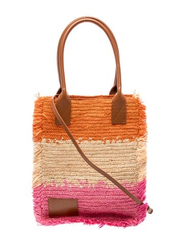 Sandro Straw Bucket Bag w/ Tags