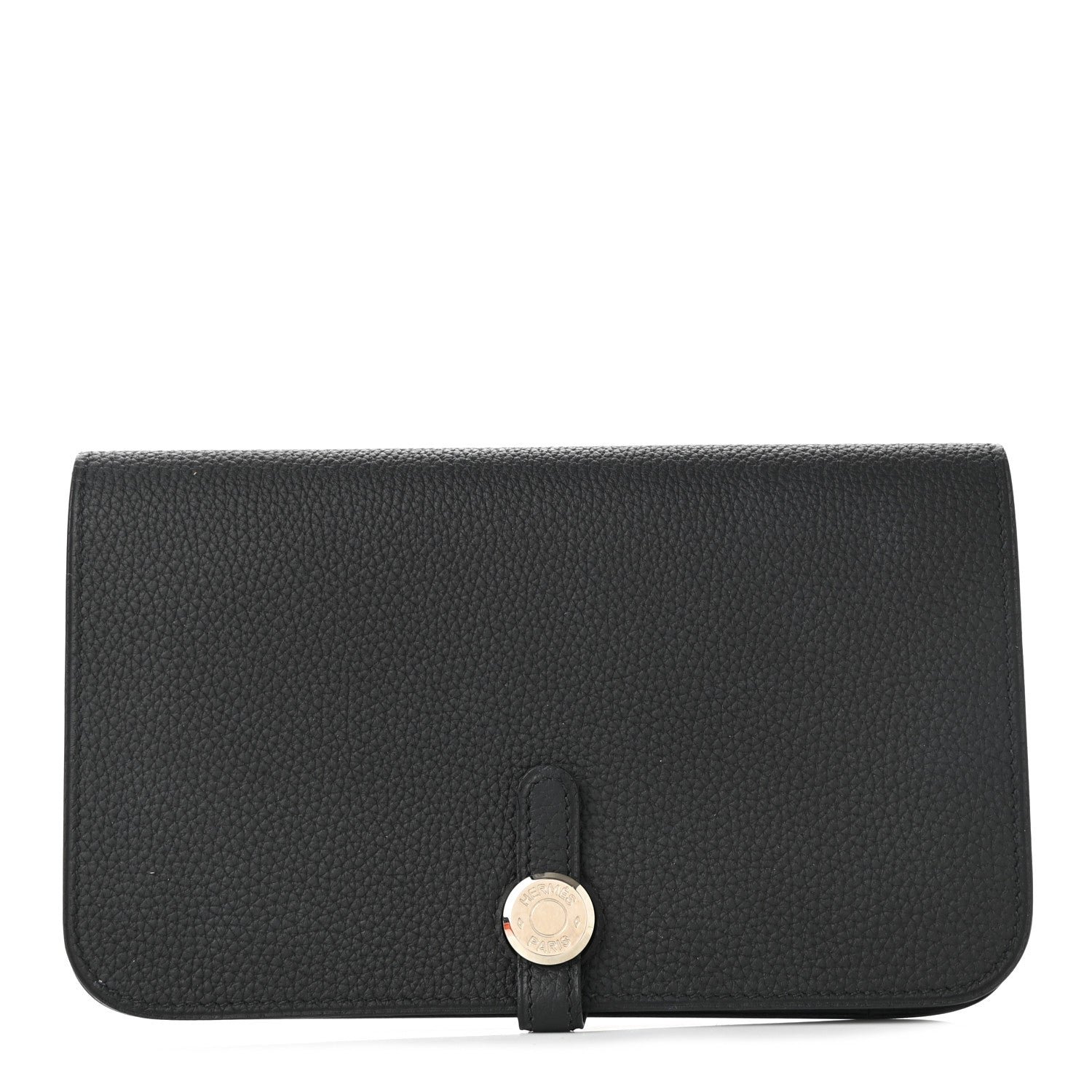 Hermes Togo Dogon Duo Wallet Black