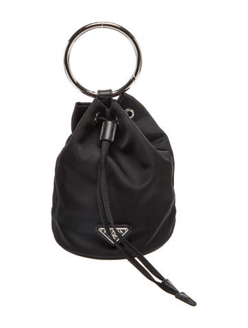 Saffiano Leather Bucket Bag