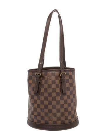 Damier Ebene Bucket Bag Vintage