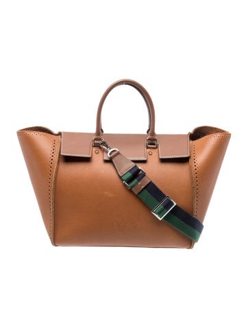 Leather Top Handle Bag