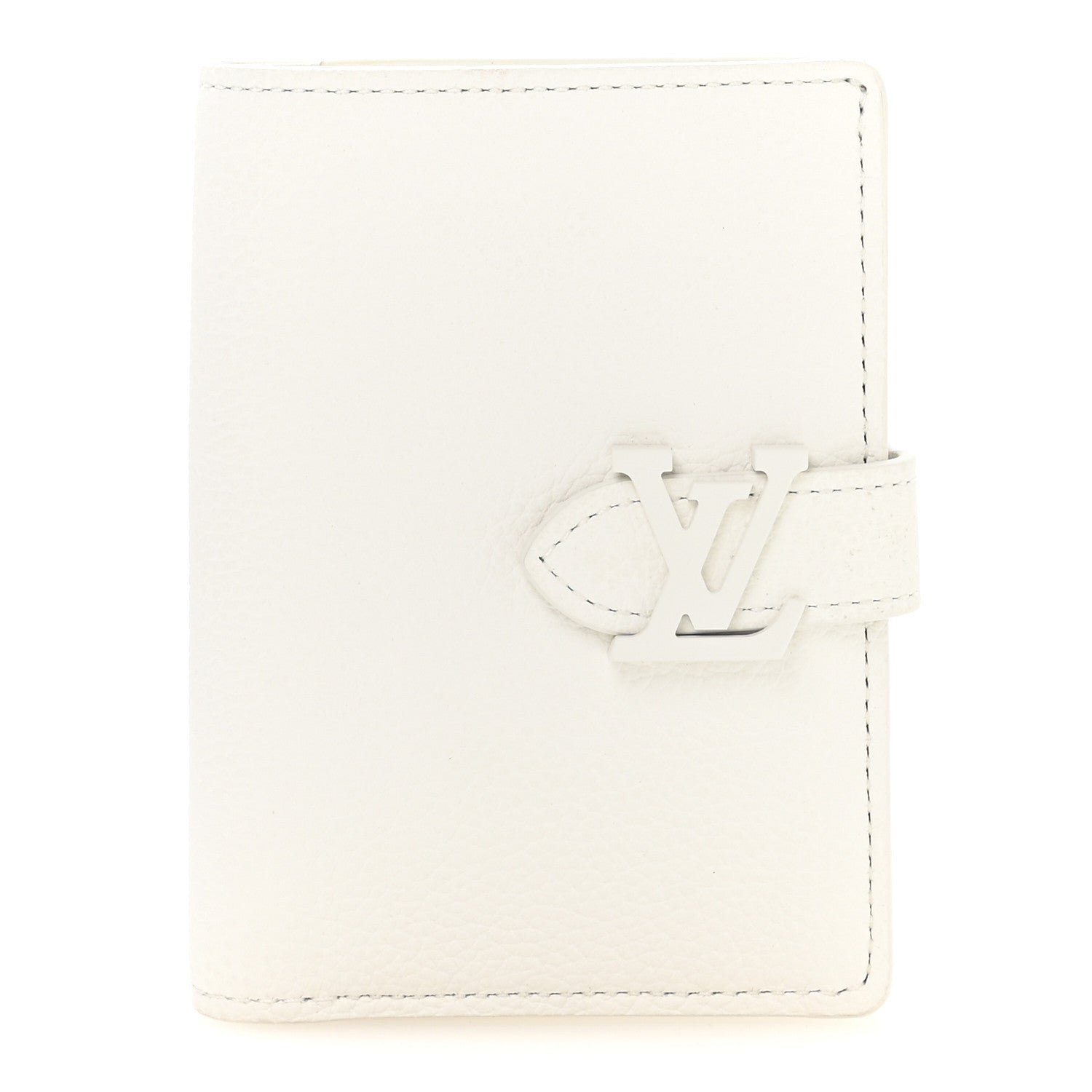 Louis Vuitton Taurillon Capucines Vertical Compact Wallet Optic White