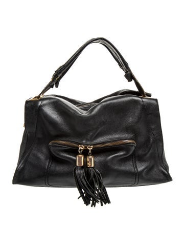 Leather Top Handle Bag