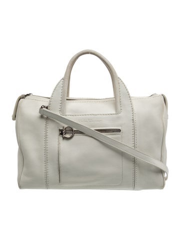 Leather Top Handle Bag