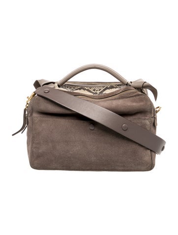 Leather Top Handle Bag