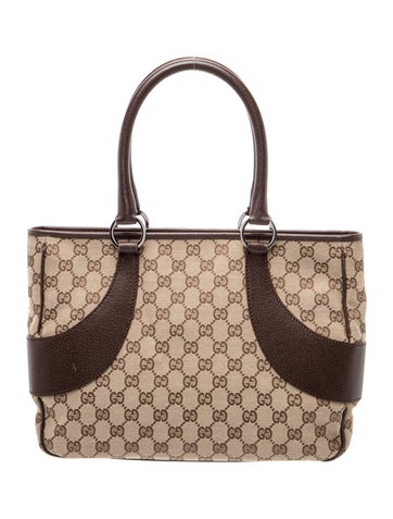 GG Canvas Top Handle Bag