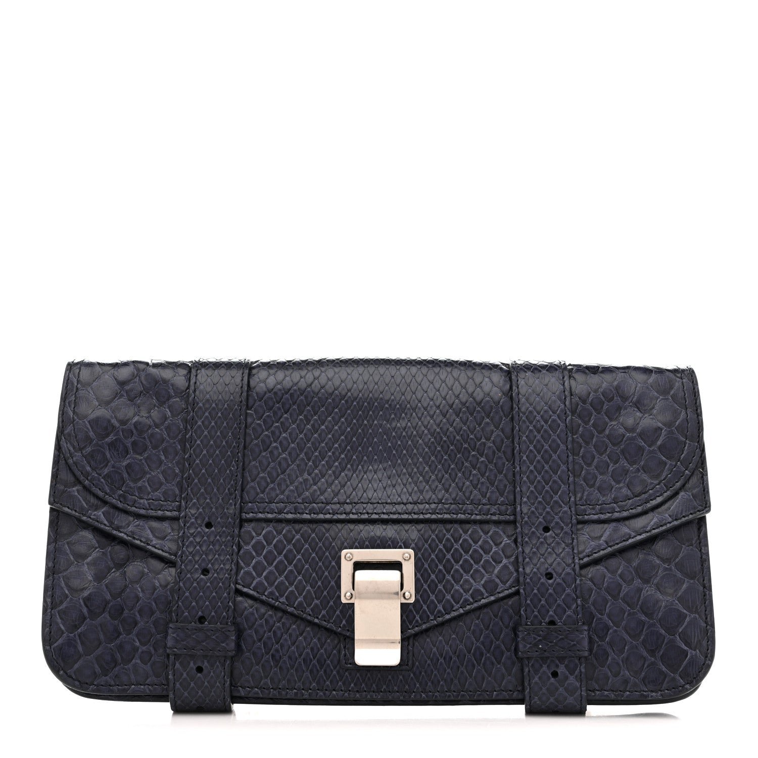 Proenza Schouler Proenza Schouler Snakeskin PS1 Pochette Clutch Blue