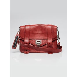 Proenza Schouler Proenza Schouler Red Leather Mini PS1 Crossbody Bag