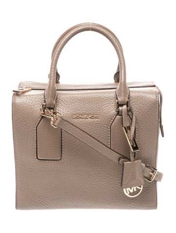 Leather Top Handle Bag