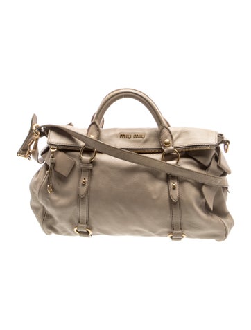 Leather Top Handle Bag