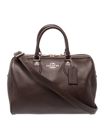 Leather Top Handle Bag