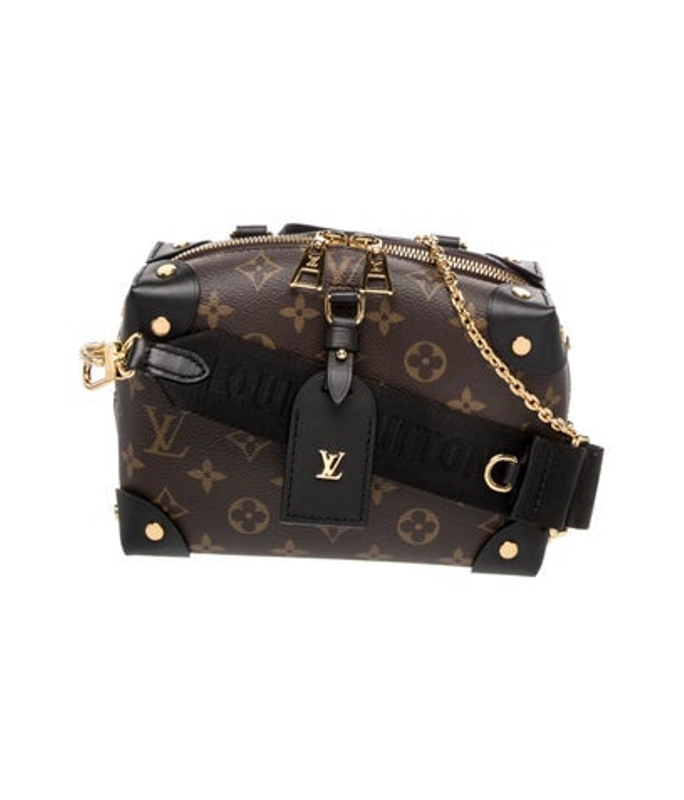 Louis Vuitton Vuitton Coated Canvas Petite Malle Souple