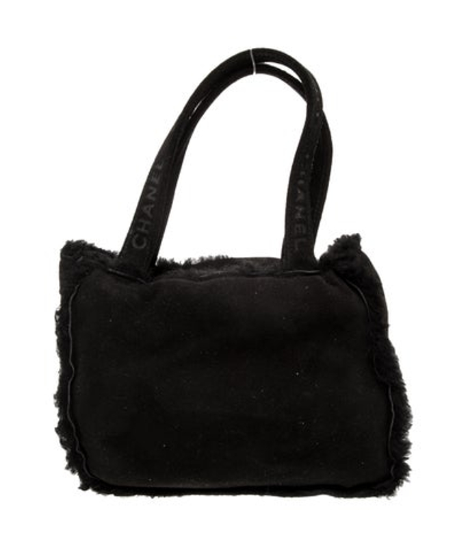 Chanel Shearling Mini Tote