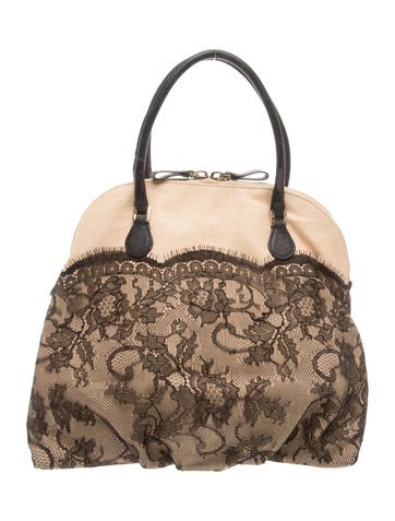 Raffia Top Handle Bag