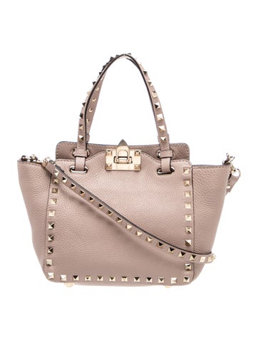 Valentino Rockstud Top Handle Bag