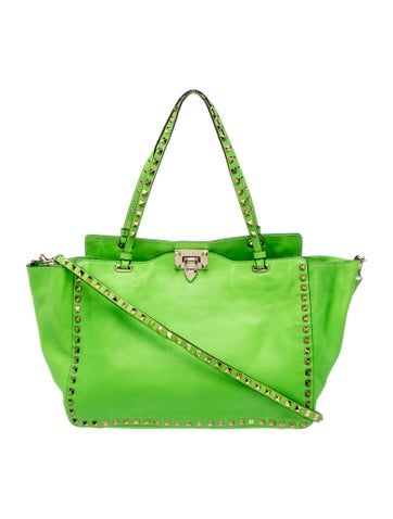 Rockstud Top Handle Bag