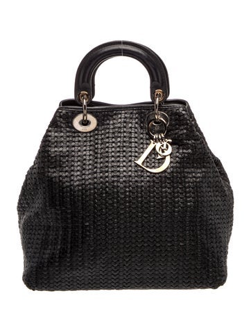 Leather Lady Dior Medium Vintage