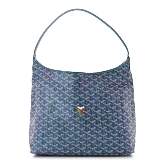 Goyard Iridescent Goyardine Boheme Hobo Pearly Blue