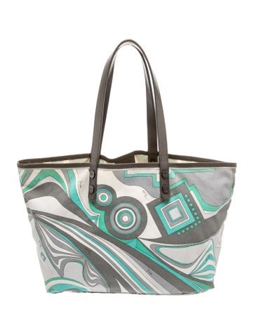Emilio Pucci Canvas Tote