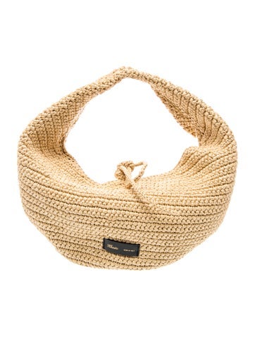 Khaite Raffia Shoulder Bag