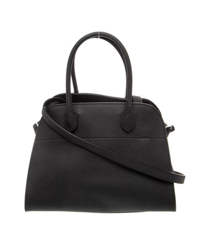 The Row Row Leather Soft Margaux Bag In Leather 15